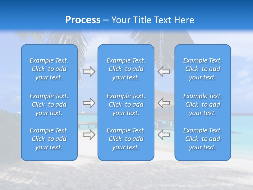 Ocean Palm Sand PowerPoint Template