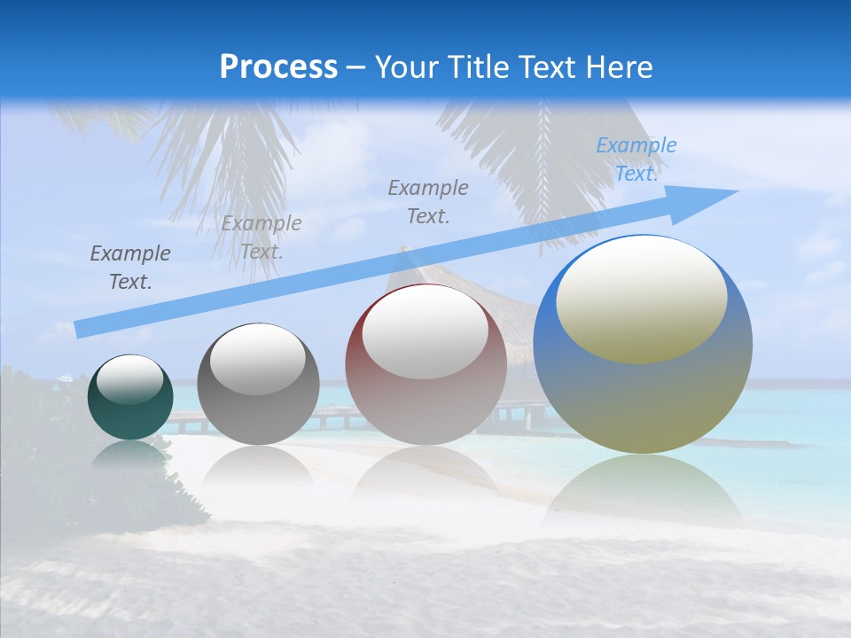 Ocean Palm Sand PowerPoint Template