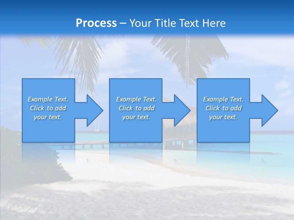 Ocean Palm Sand PowerPoint Template