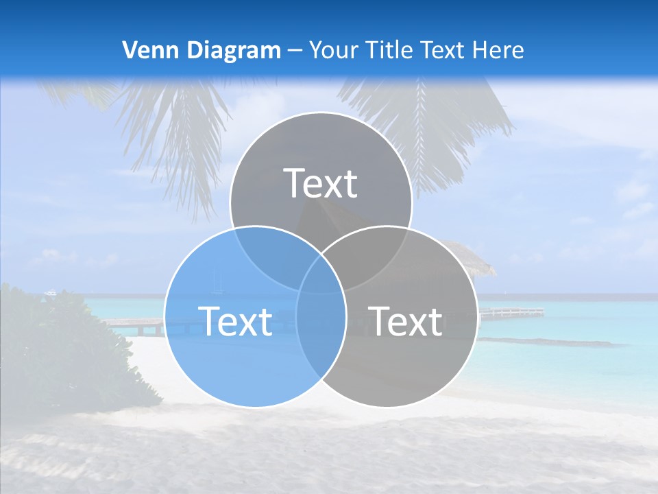 Ocean Palm Sand PowerPoint Template