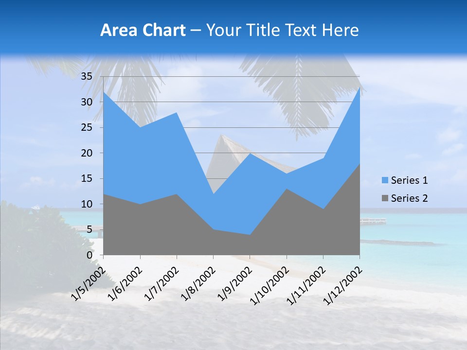 Ocean Palm Sand PowerPoint Template