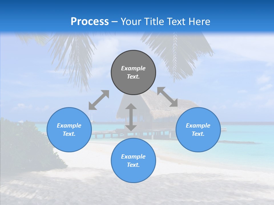 Ocean Palm Sand PowerPoint Template