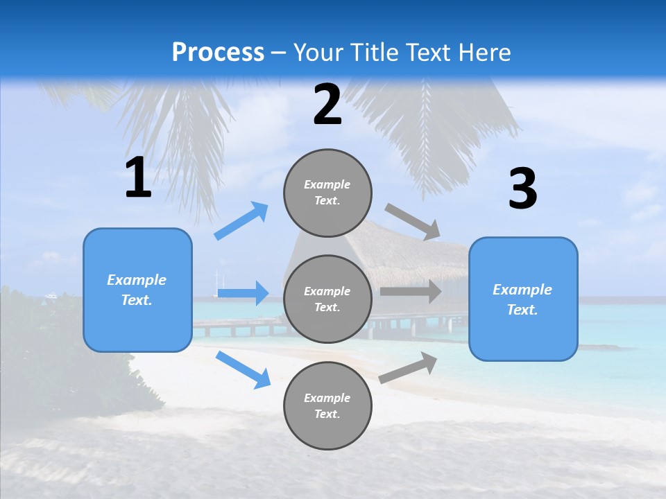 Ocean Palm Sand PowerPoint Template