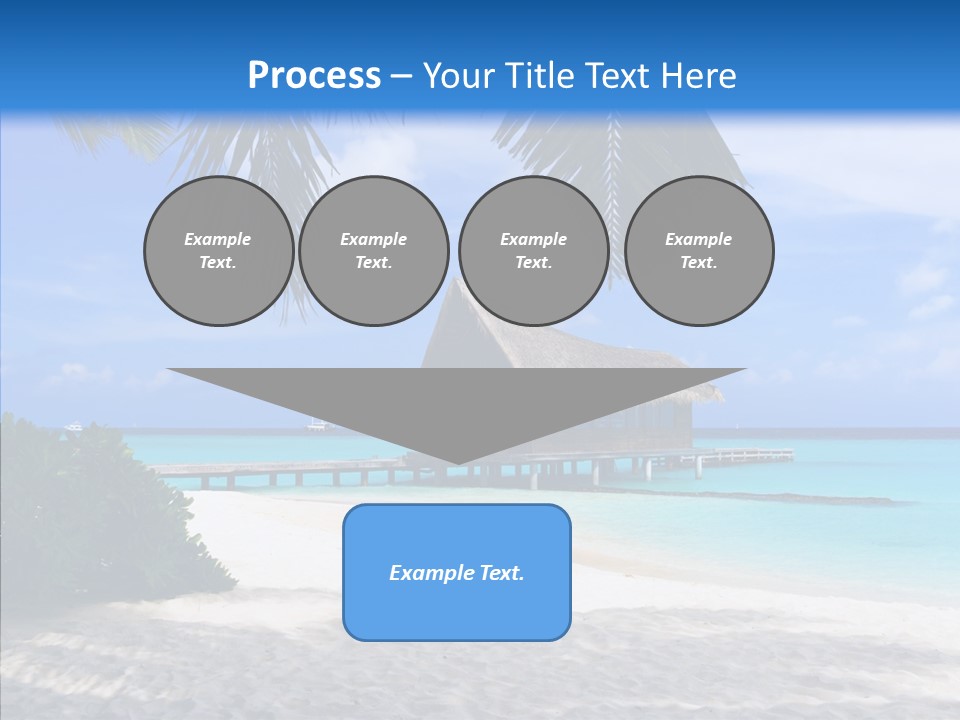 Ocean Palm Sand PowerPoint Template