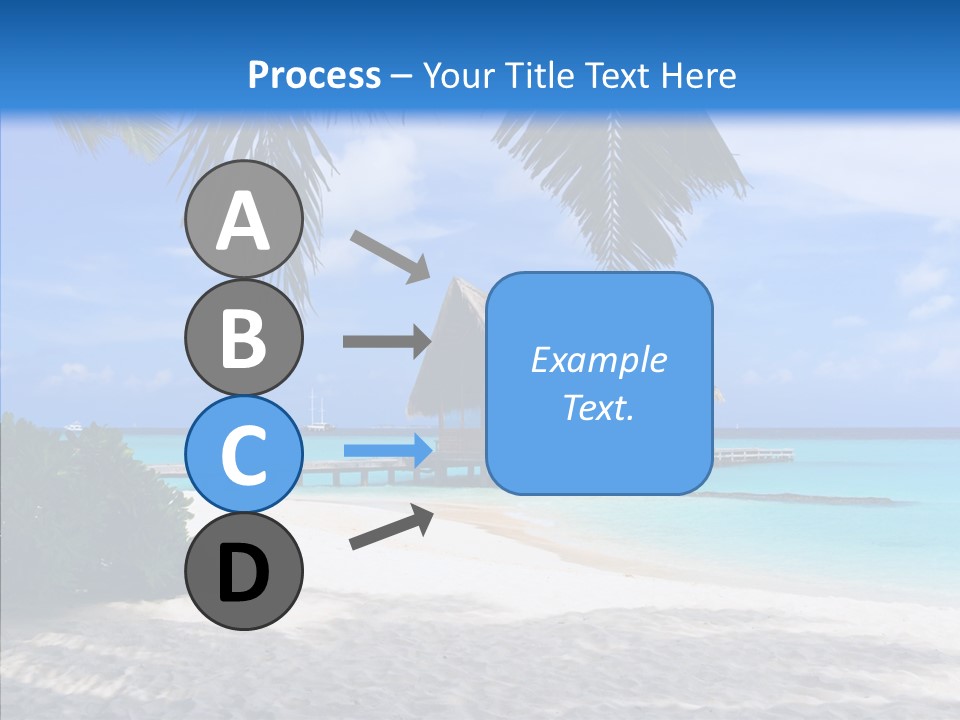 Ocean Palm Sand PowerPoint Template