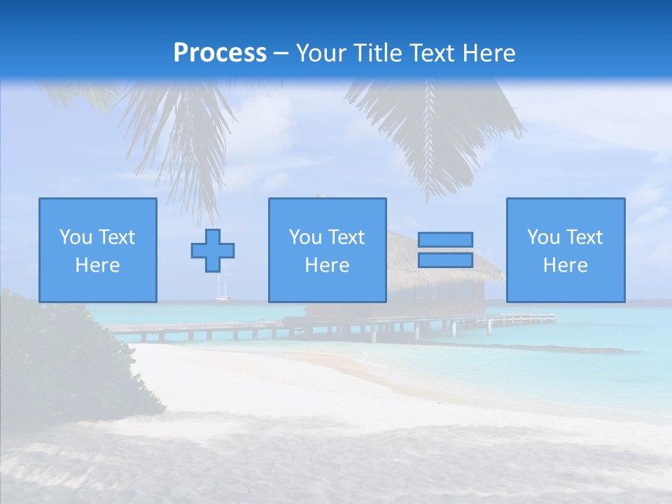 Ocean Palm Sand PowerPoint Template