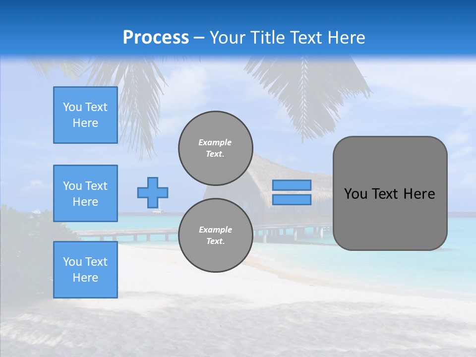 Ocean Palm Sand PowerPoint Template
