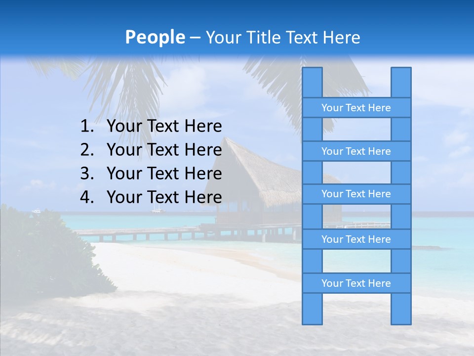 Ocean Palm Sand PowerPoint Template