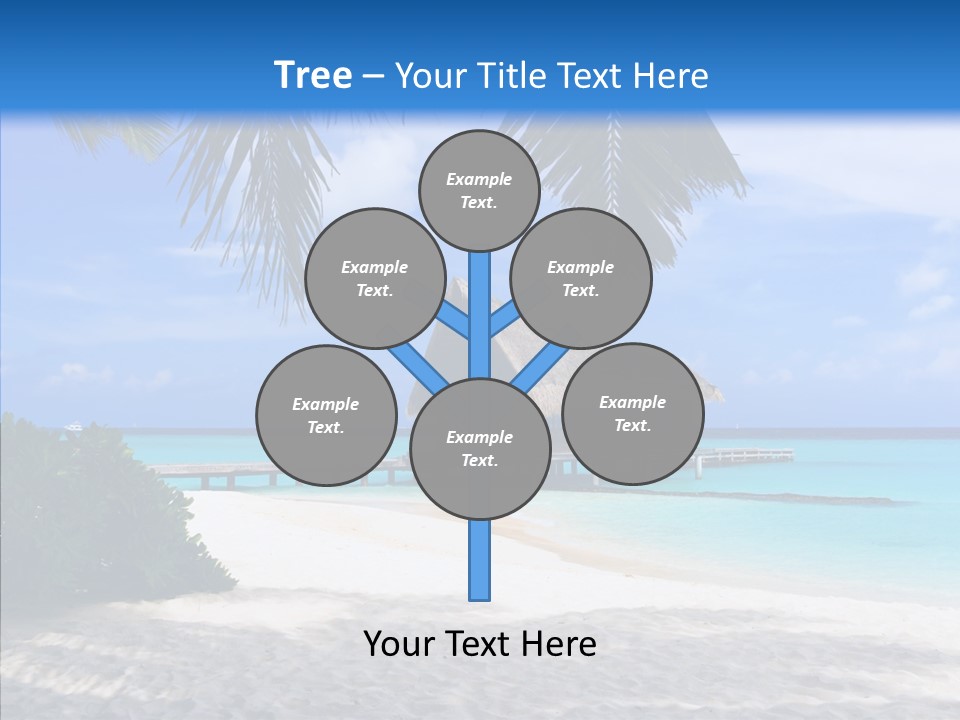 Ocean Palm Sand PowerPoint Template