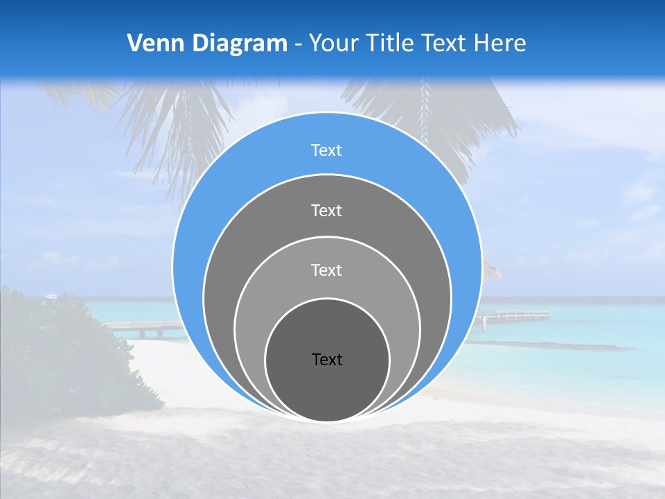 Ocean Palm Sand PowerPoint Template