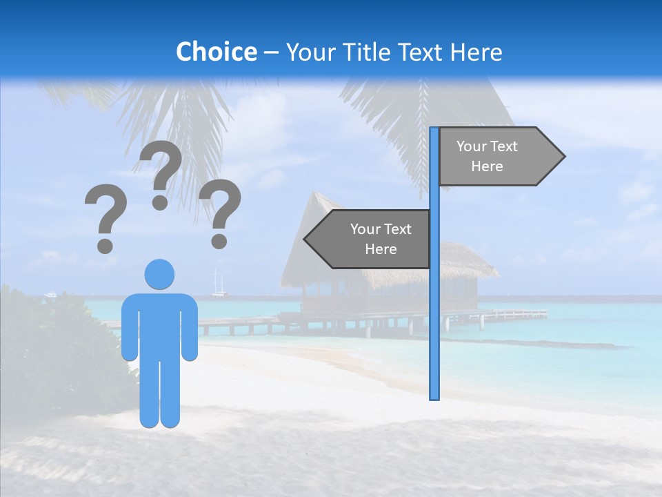 Ocean Palm Sand PowerPoint Template