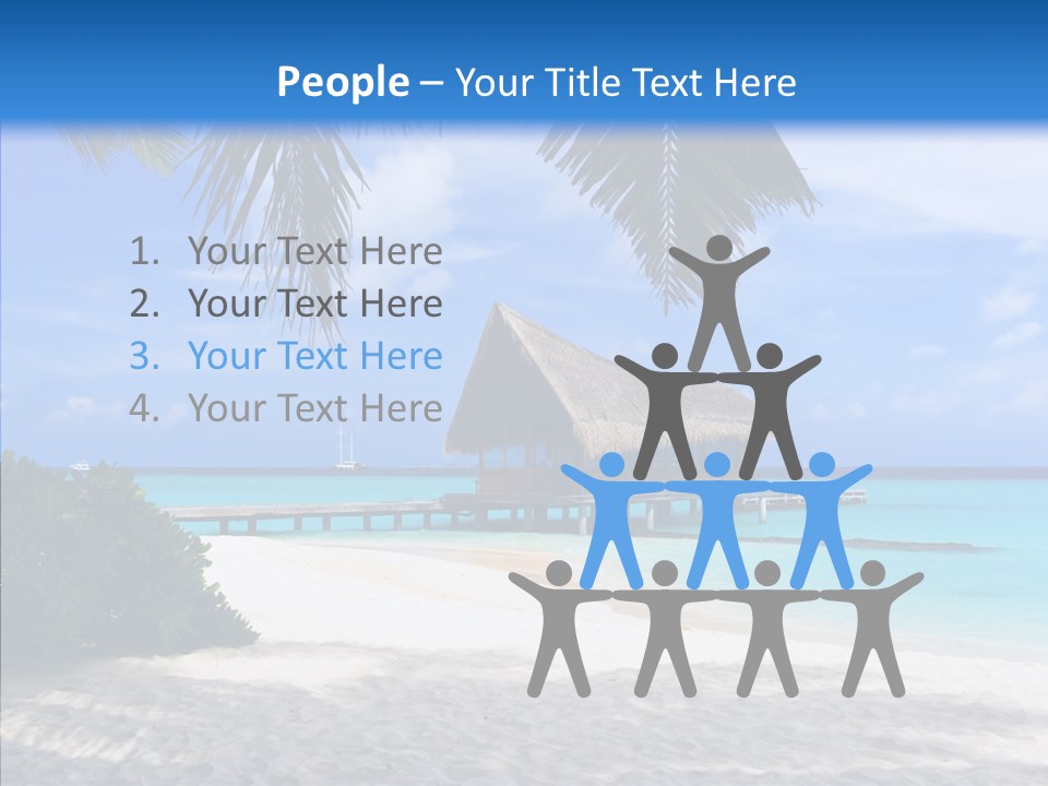 Ocean Palm Sand PowerPoint Template