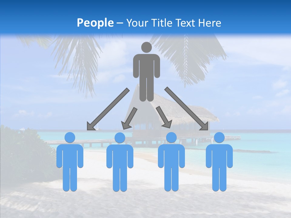 Ocean Palm Sand PowerPoint Template