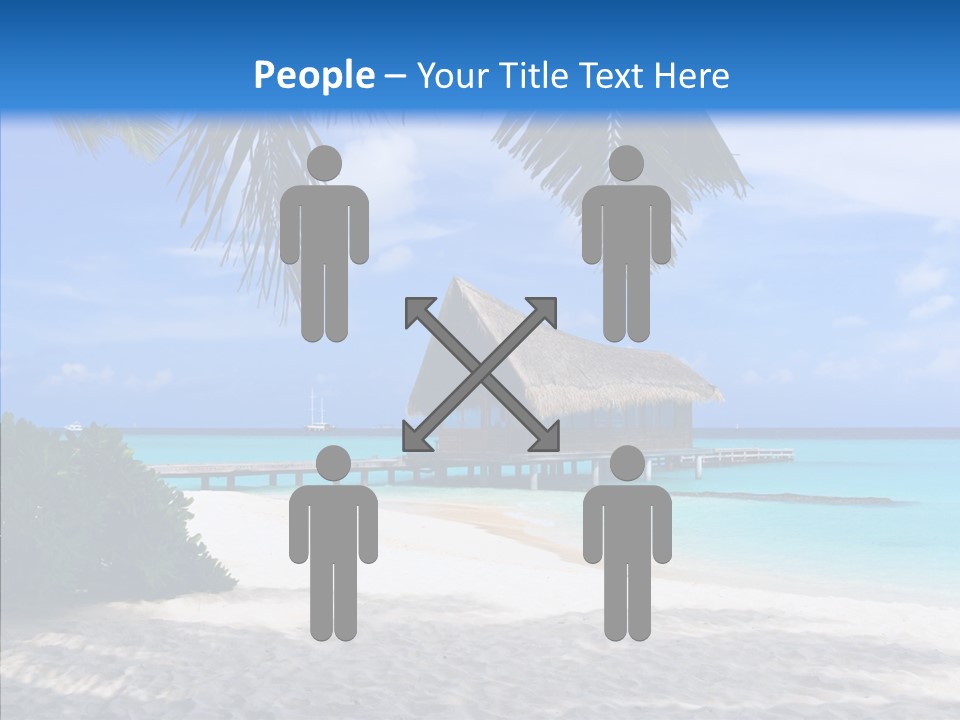 Ocean Palm Sand PowerPoint Template
