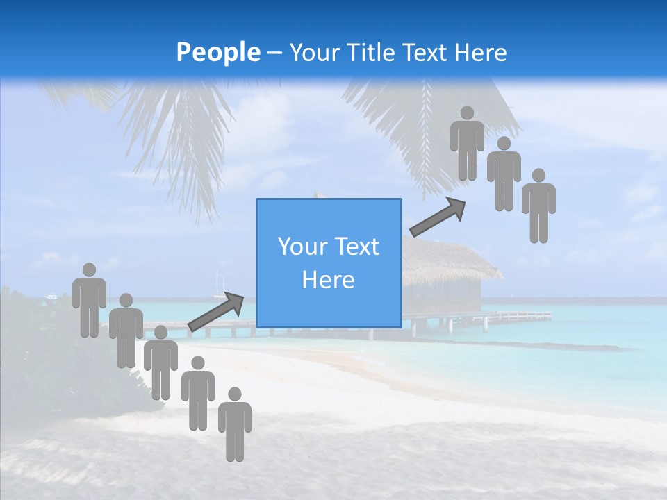 Ocean Palm Sand PowerPoint Template