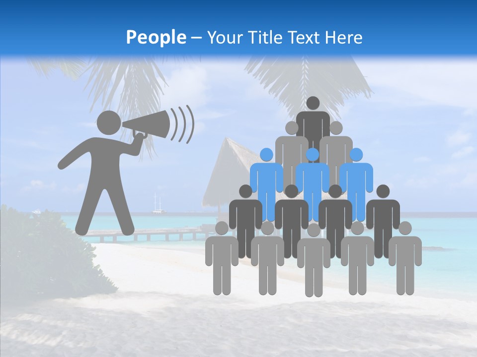 Ocean Palm Sand PowerPoint Template