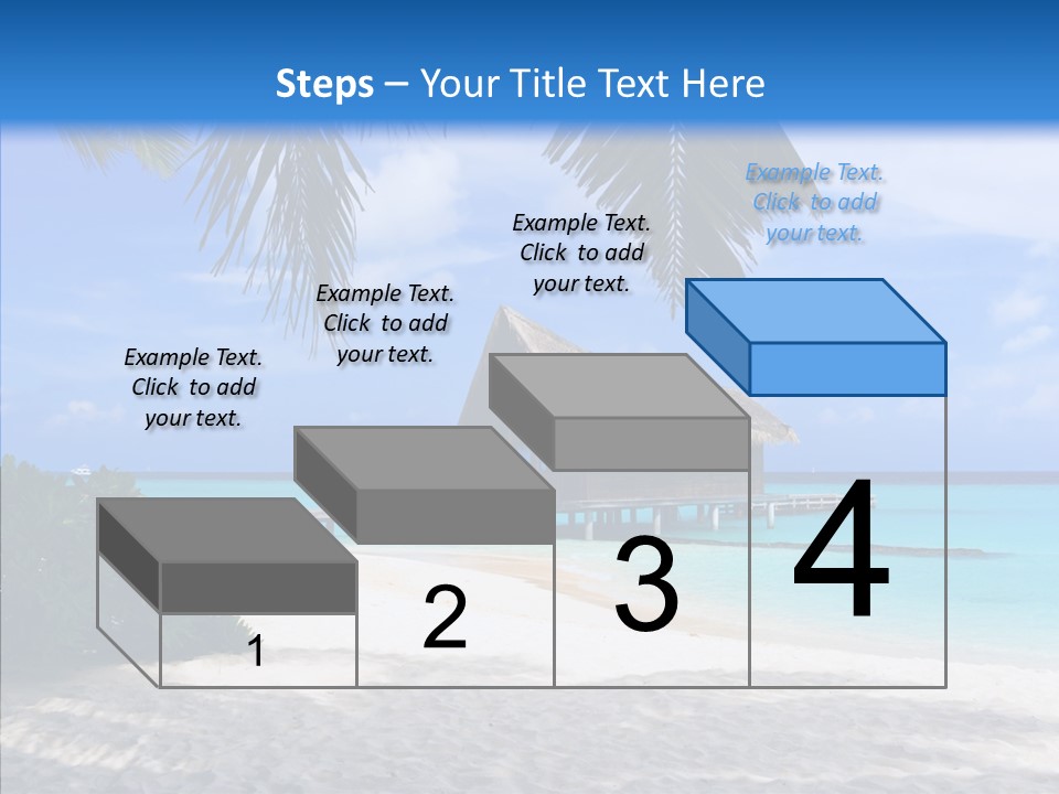 Ocean Palm Sand PowerPoint Template