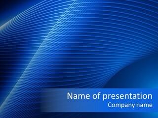 Backdrop Curve Stripe PowerPoint Template