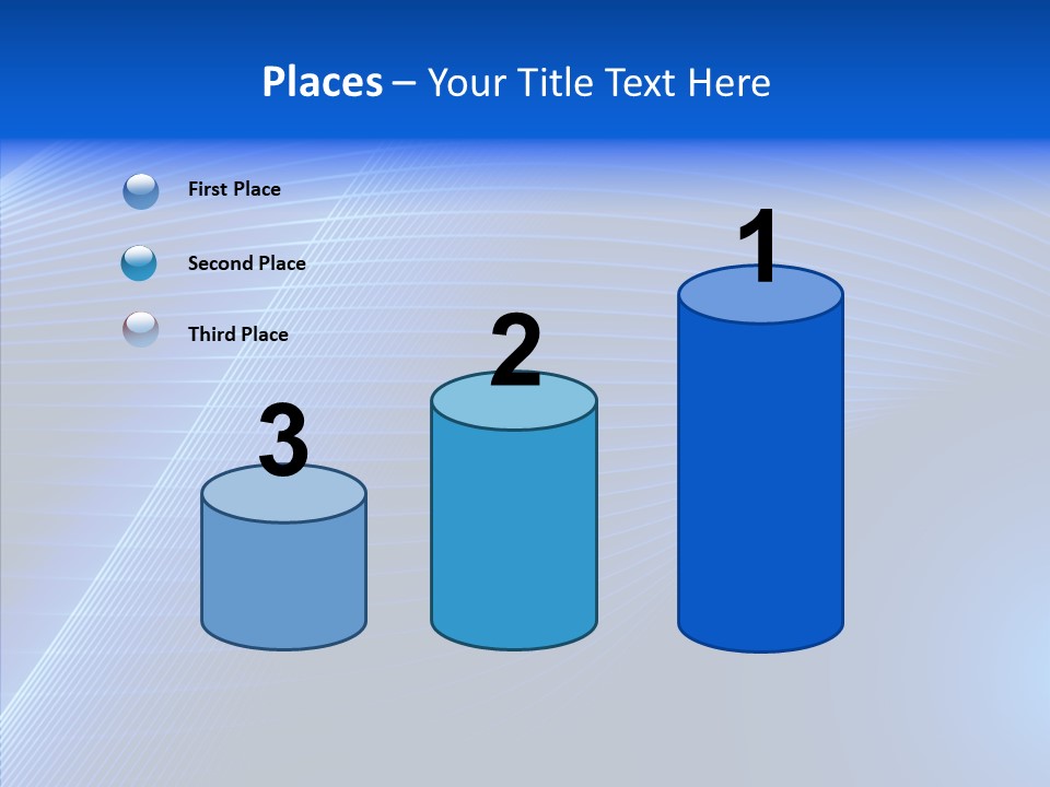 Backdrop Curve Stripe PowerPoint Template