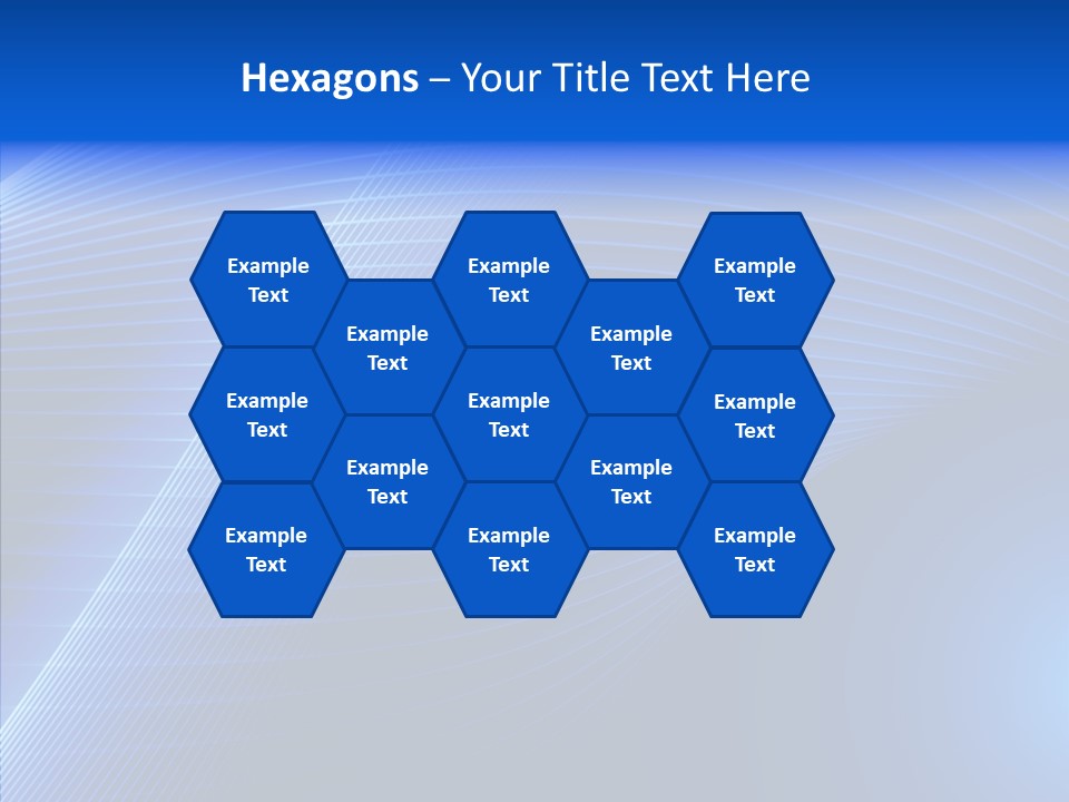 Backdrop Curve Stripe PowerPoint Template