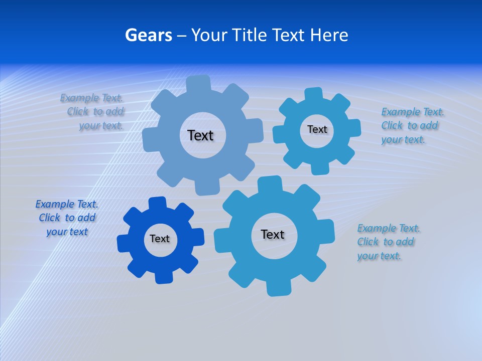 Backdrop Curve Stripe PowerPoint Template