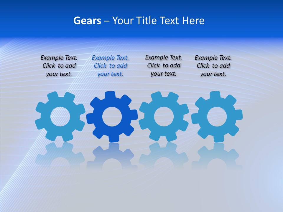 Backdrop Curve Stripe PowerPoint Template