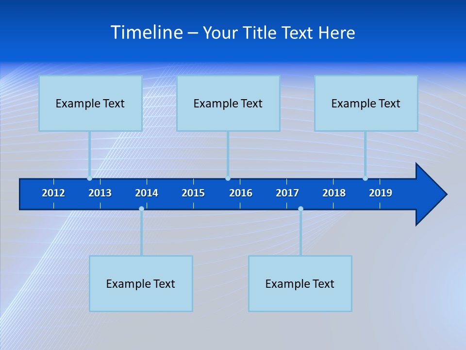 Backdrop Curve Stripe PowerPoint Template