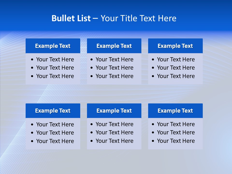Backdrop Curve Stripe PowerPoint Template