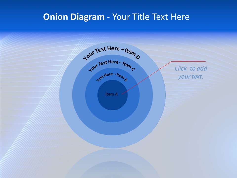 Backdrop Curve Stripe PowerPoint Template