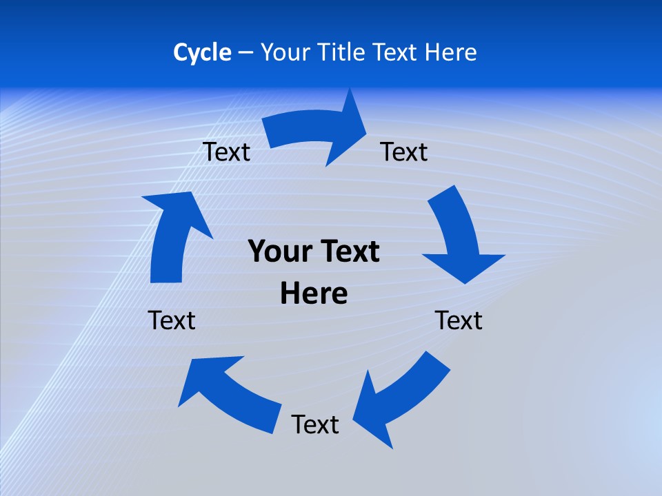 Backdrop Curve Stripe PowerPoint Template