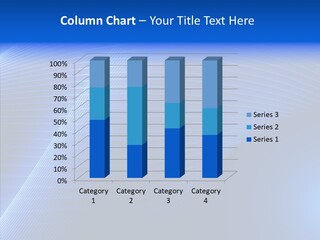 Backdrop Curve Stripe PowerPoint Template