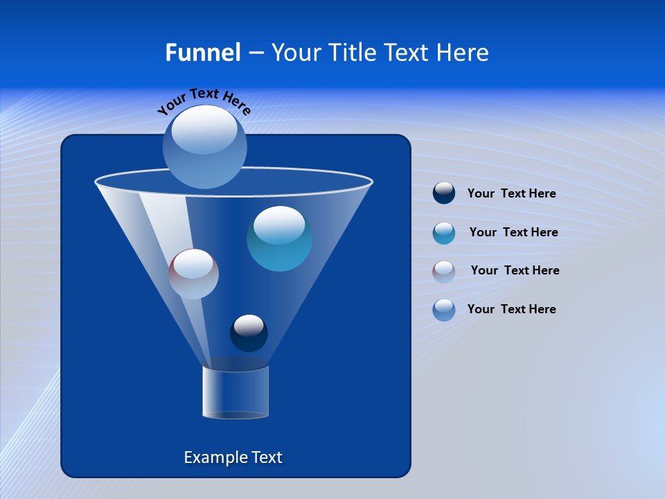 Backdrop Curve Stripe PowerPoint Template