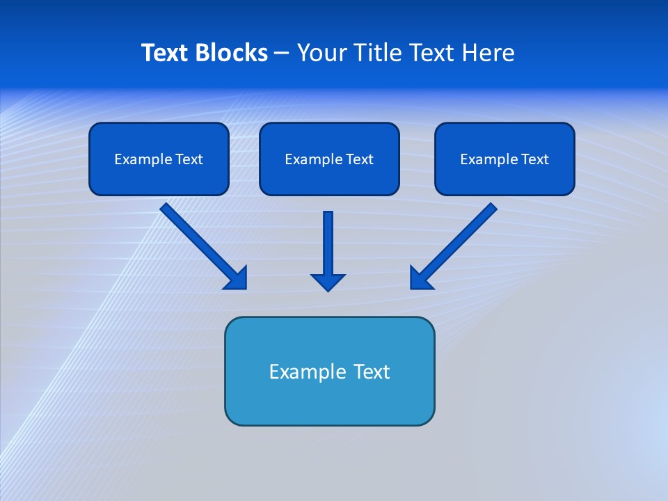 Backdrop Curve Stripe PowerPoint Template