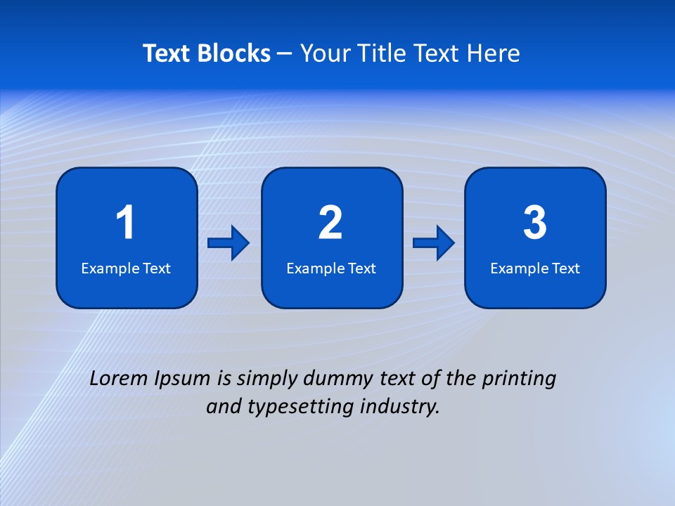 Backdrop Curve Stripe PowerPoint Template