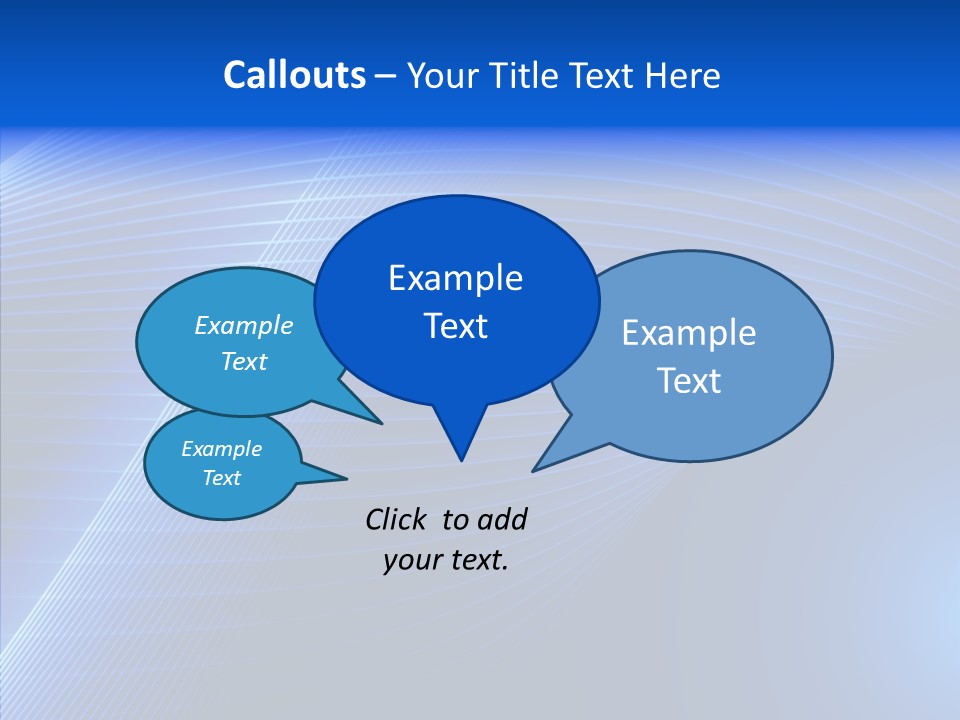 Backdrop Curve Stripe PowerPoint Template