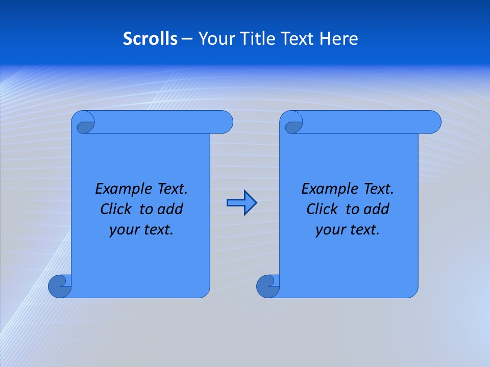 Backdrop Curve Stripe PowerPoint Template