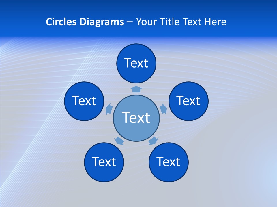 Backdrop Curve Stripe PowerPoint Template