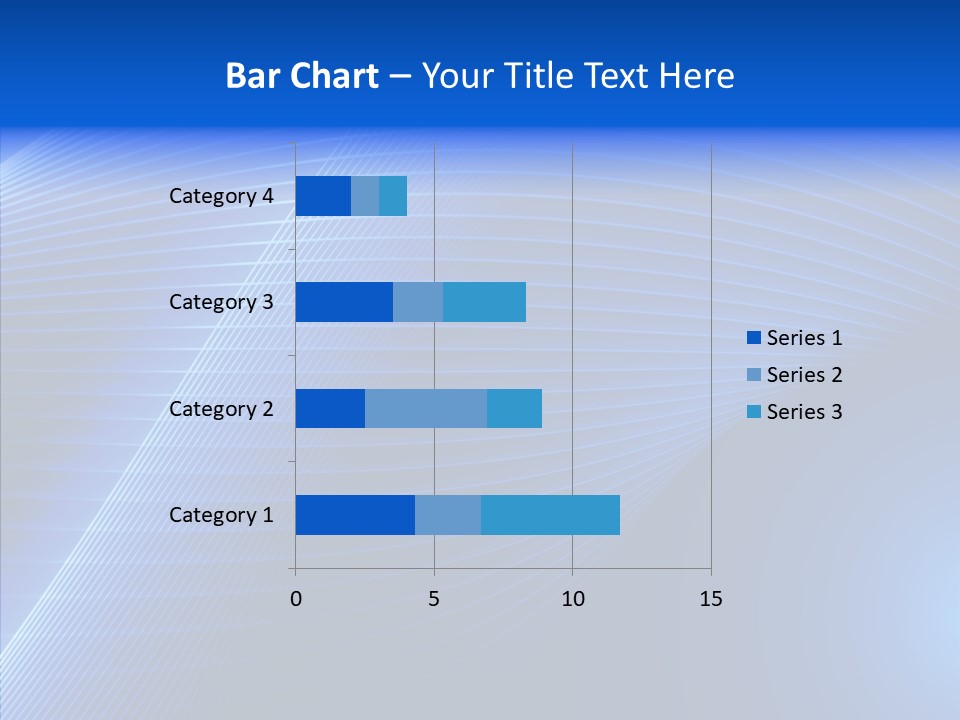 Backdrop Curve Stripe PowerPoint Template
