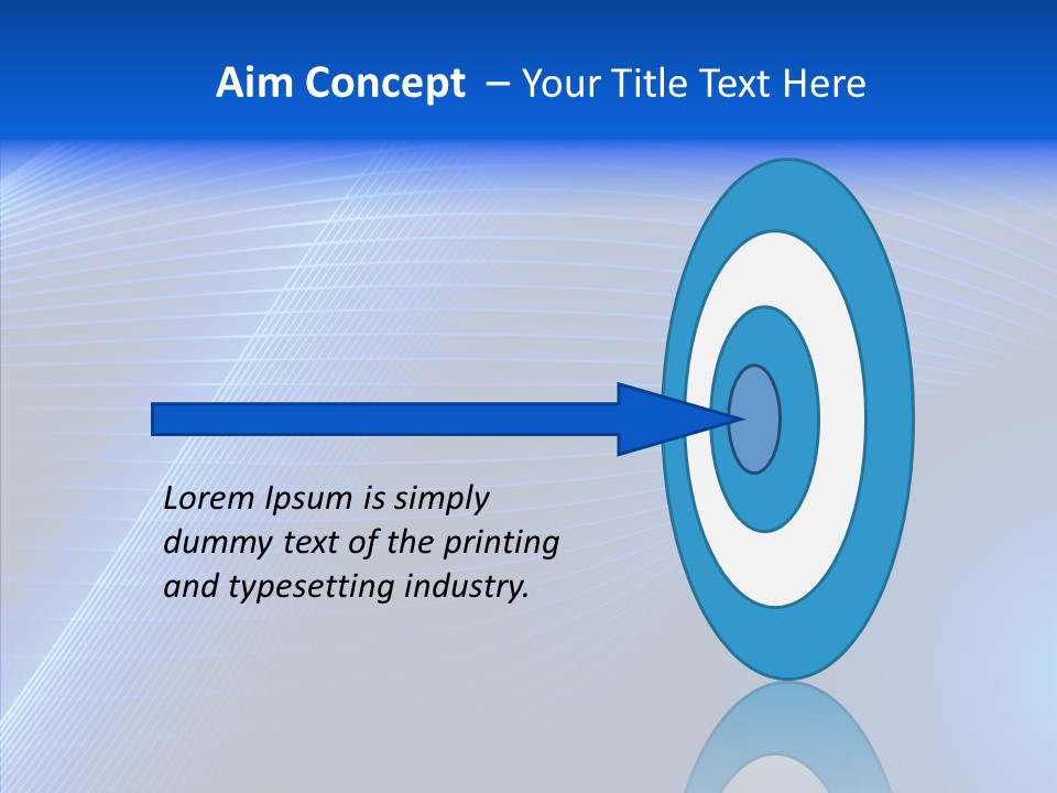 Backdrop Curve Stripe PowerPoint Template
