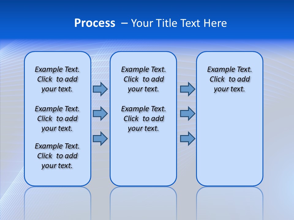 Backdrop Curve Stripe PowerPoint Template