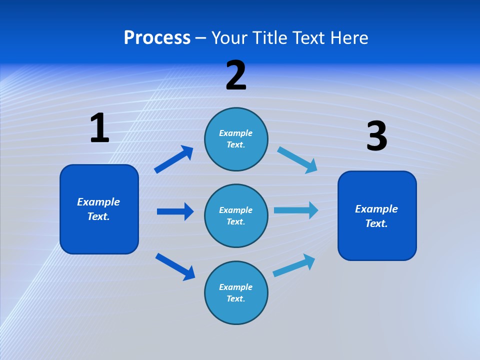 Backdrop Curve Stripe PowerPoint Template