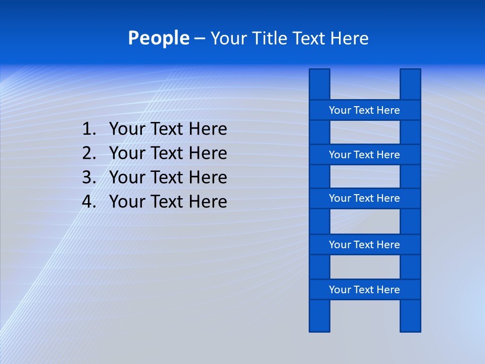 Backdrop Curve Stripe PowerPoint Template