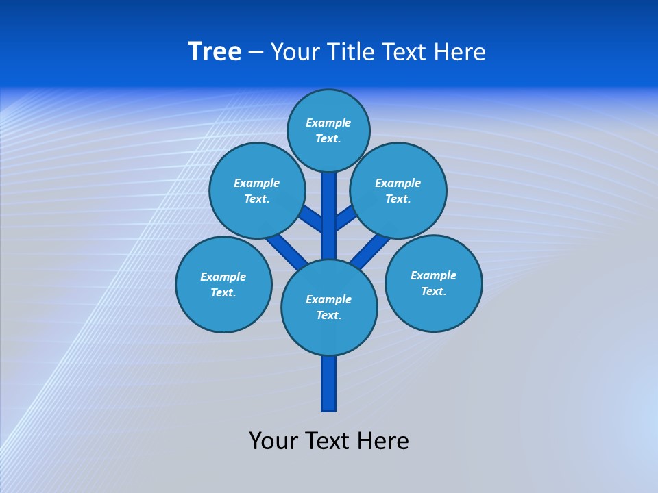 Backdrop Curve Stripe PowerPoint Template