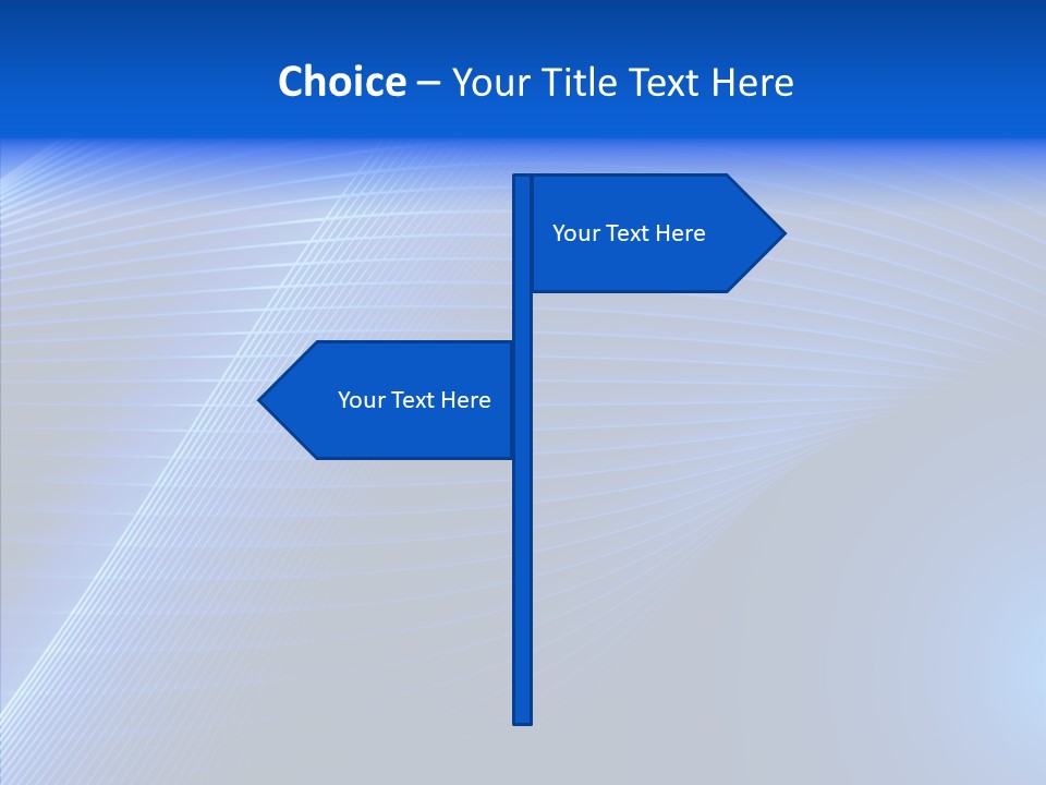 Backdrop Curve Stripe PowerPoint Template
