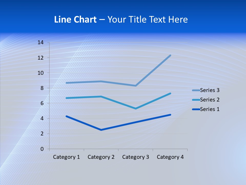 Backdrop Curve Stripe PowerPoint Template