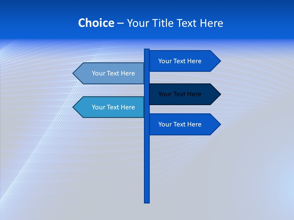 Backdrop Curve Stripe PowerPoint Template