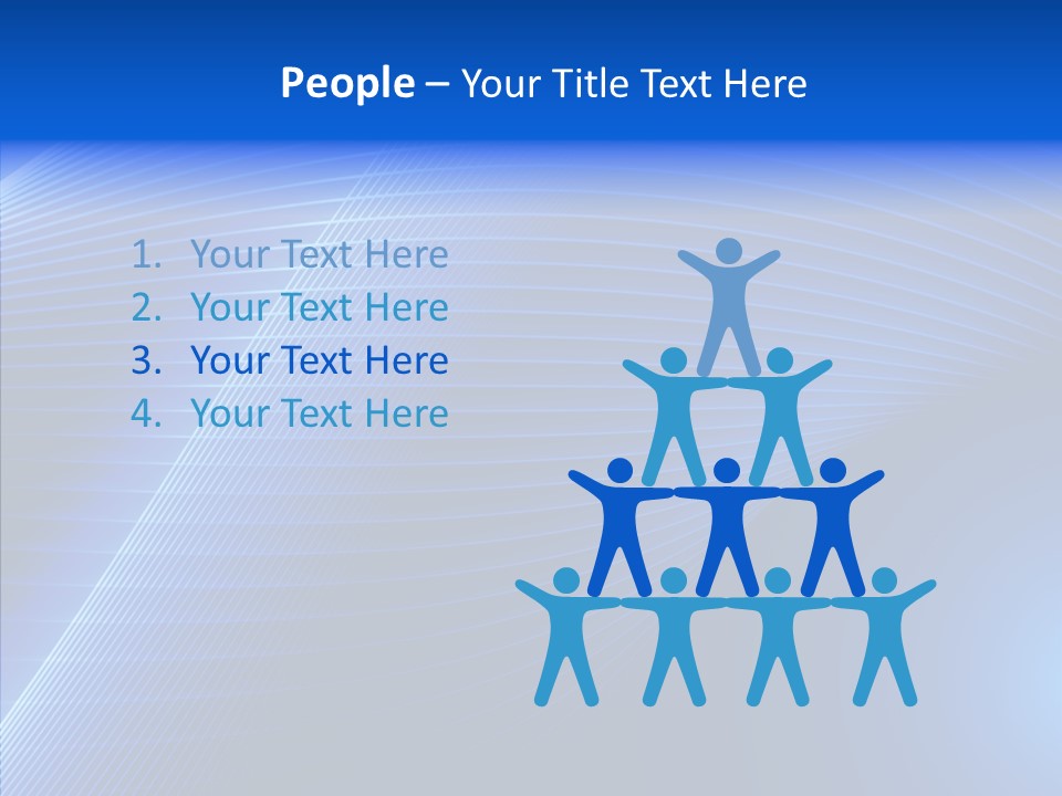 Backdrop Curve Stripe PowerPoint Template