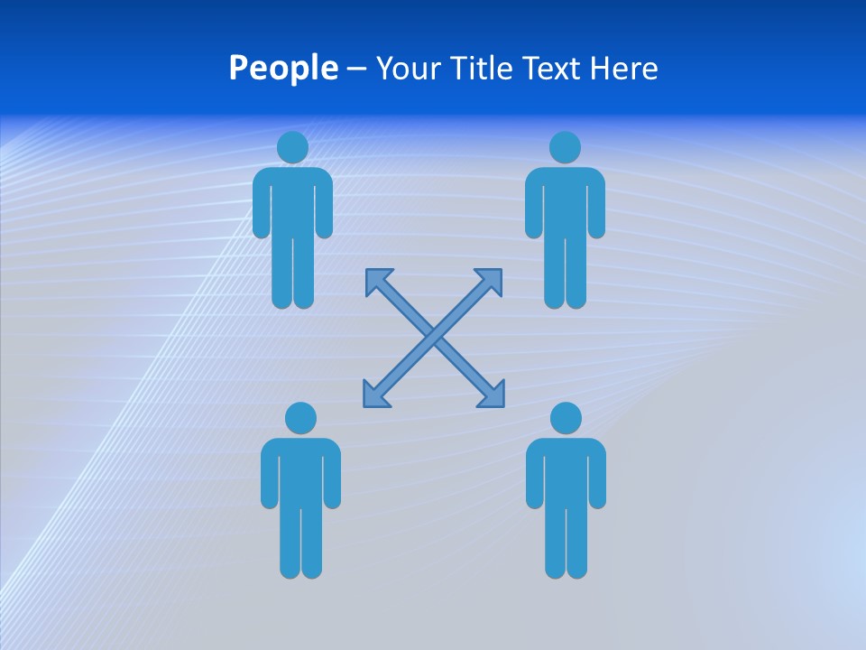 Backdrop Curve Stripe PowerPoint Template