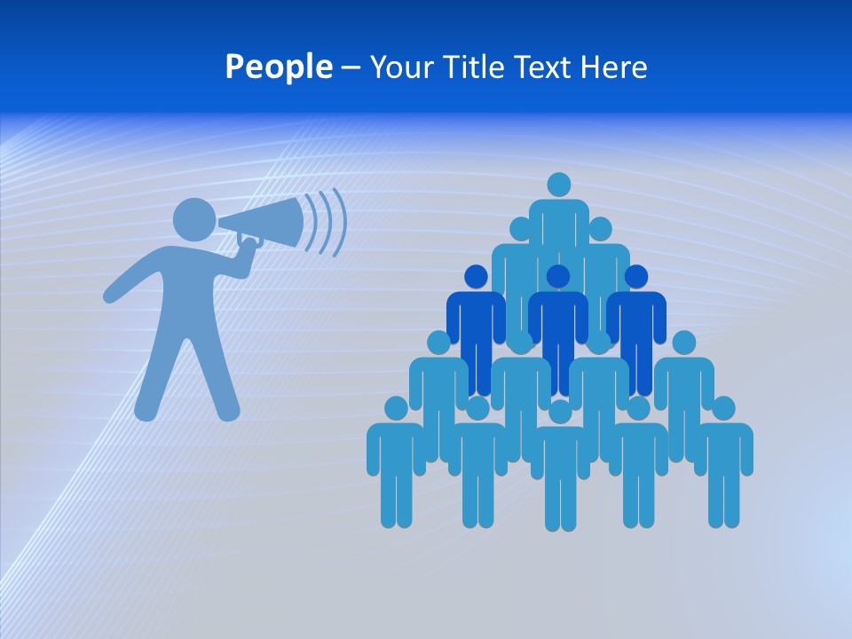 Backdrop Curve Stripe PowerPoint Template