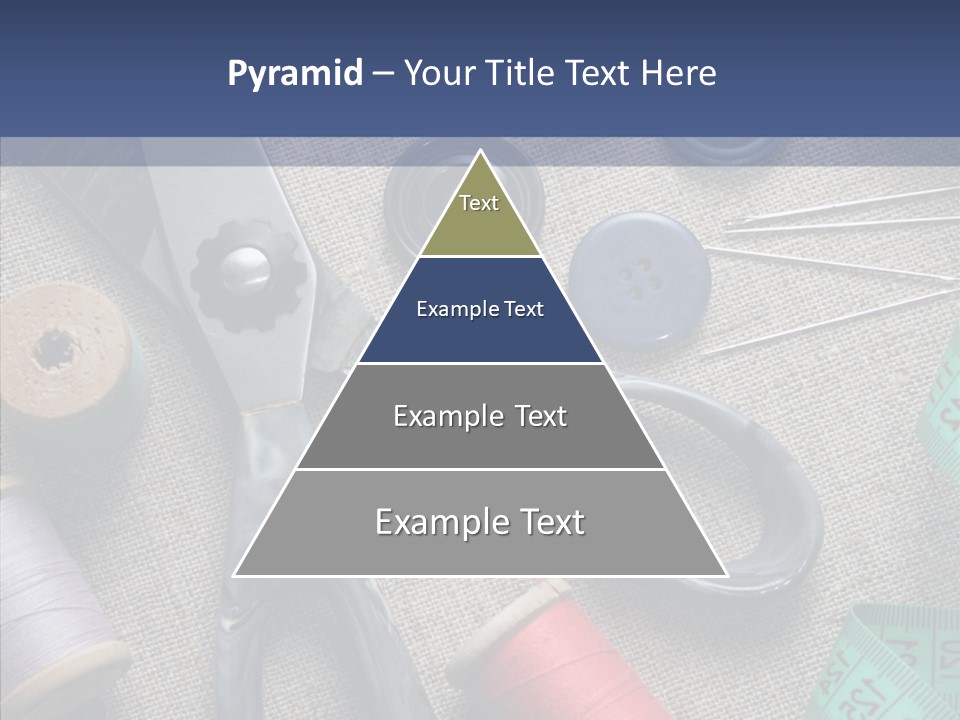 Bobbins Fabric Tape PowerPoint Template